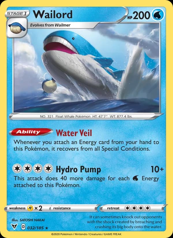 Wailord de Voltagem Vívida