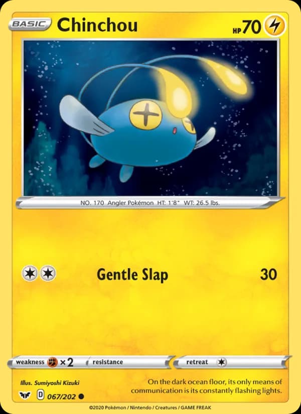 Chinchou de Espada e Escudo