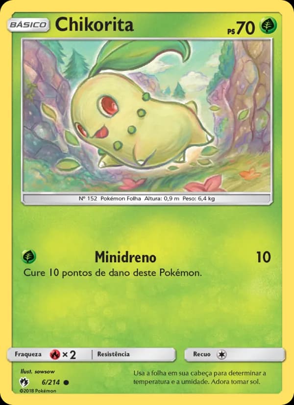 Chikorita de Trovões Perdidos