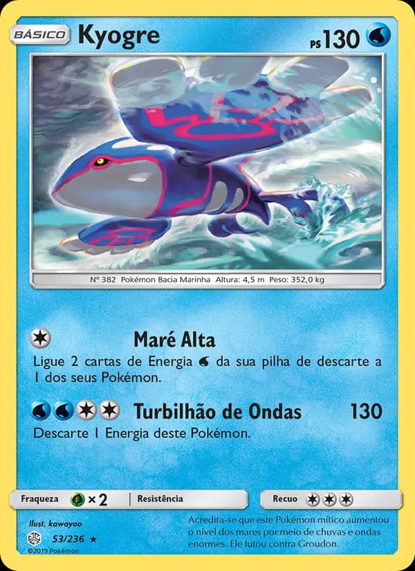 Kyogre de Eclipse Cósmico