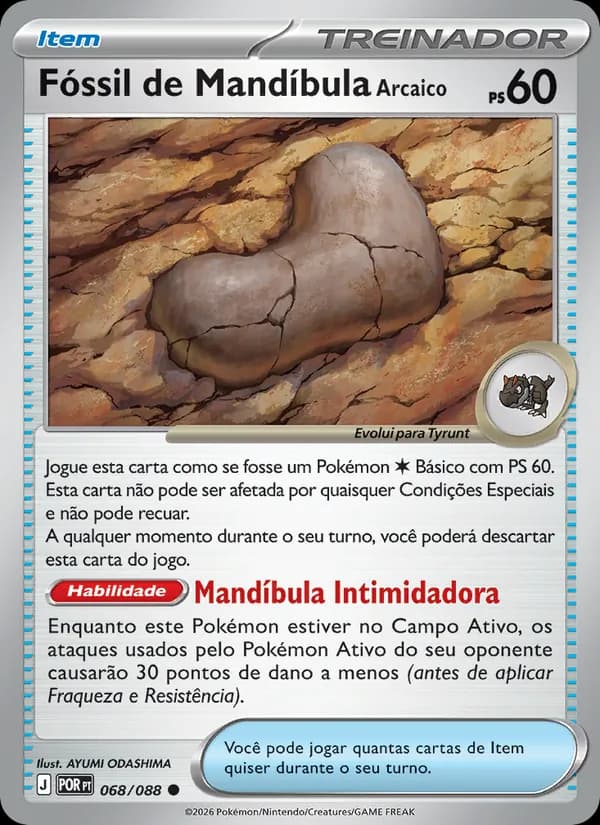 Fóssil de Mandíbula Arcaico