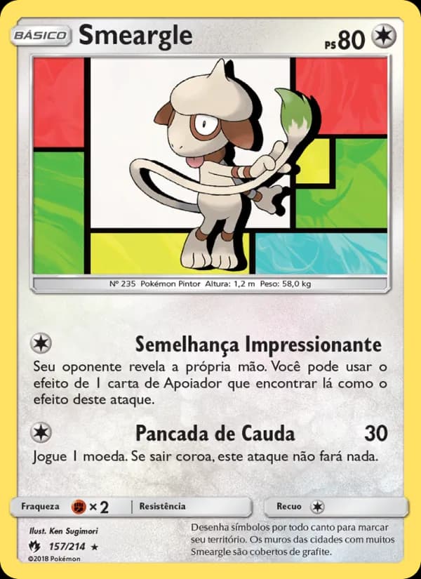 Smeargle de Trovões Perdidos