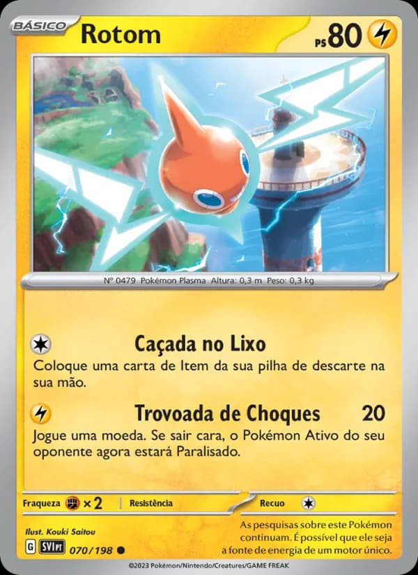 Rotom de Escarlate e Violeta