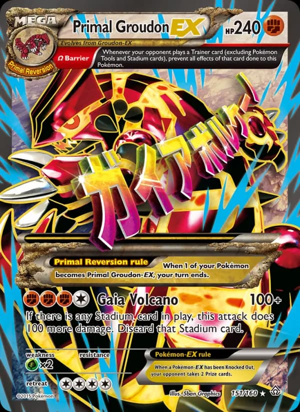 Groudon Primitivo EX
