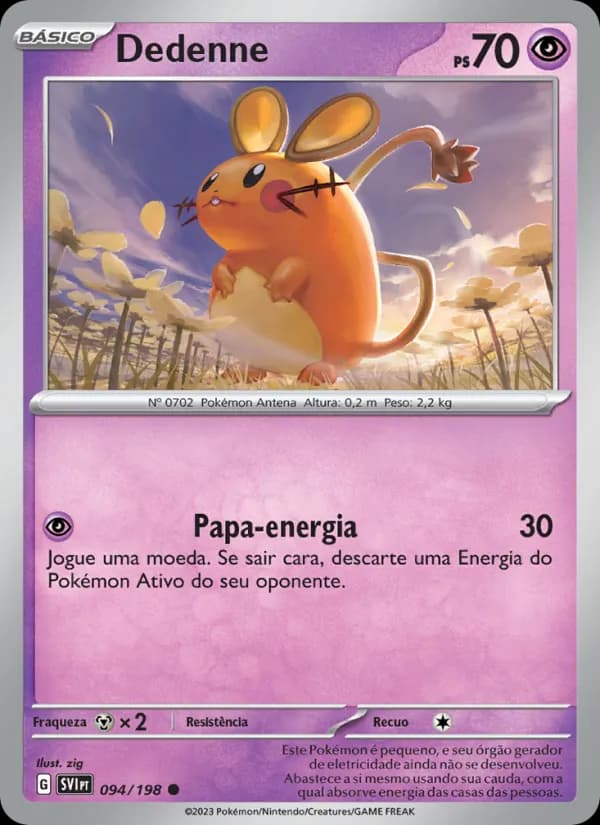 Dedenne de Escarlate e Violeta