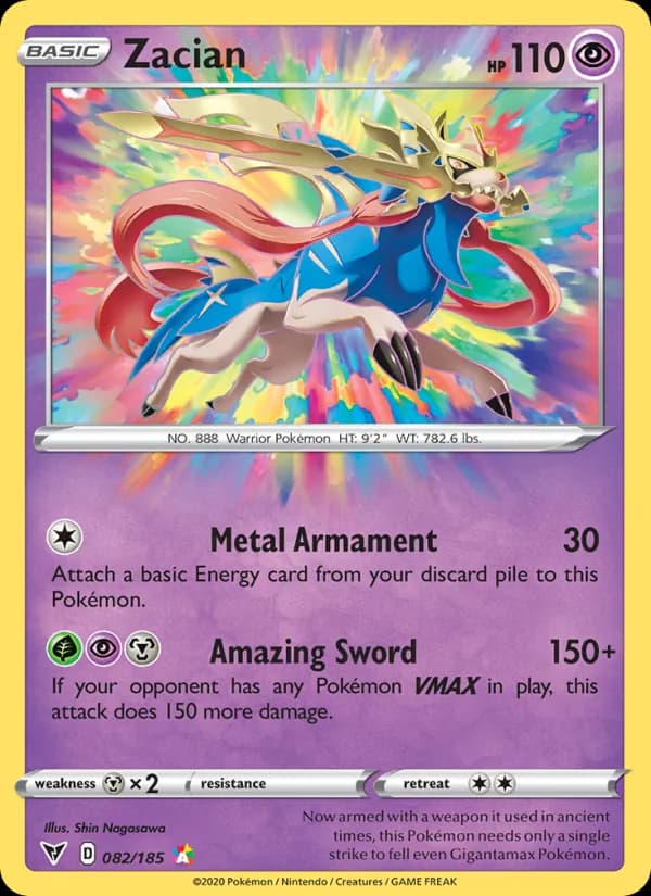 Zacian de Voltagem Vívida