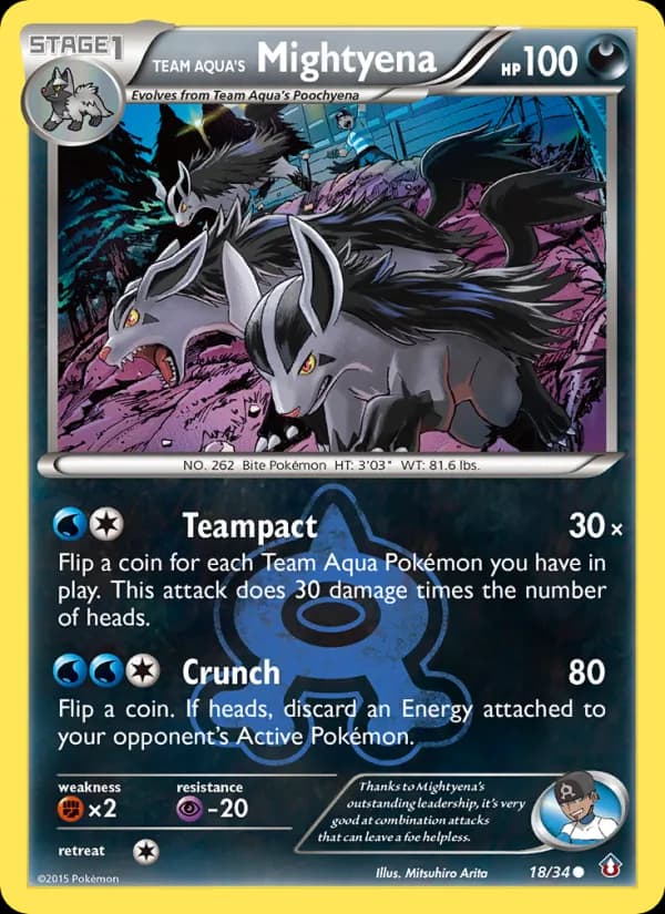 Mightyena da Equipe Aqua