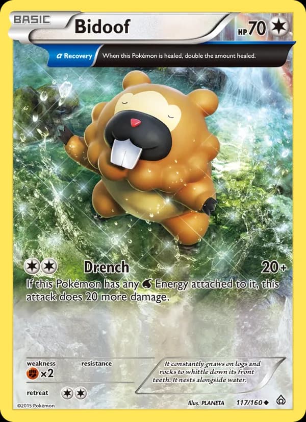 Bidoof de Conflito Primitivo