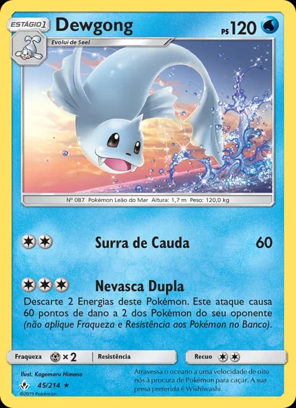 Dewgong de Elos Inquebráveis