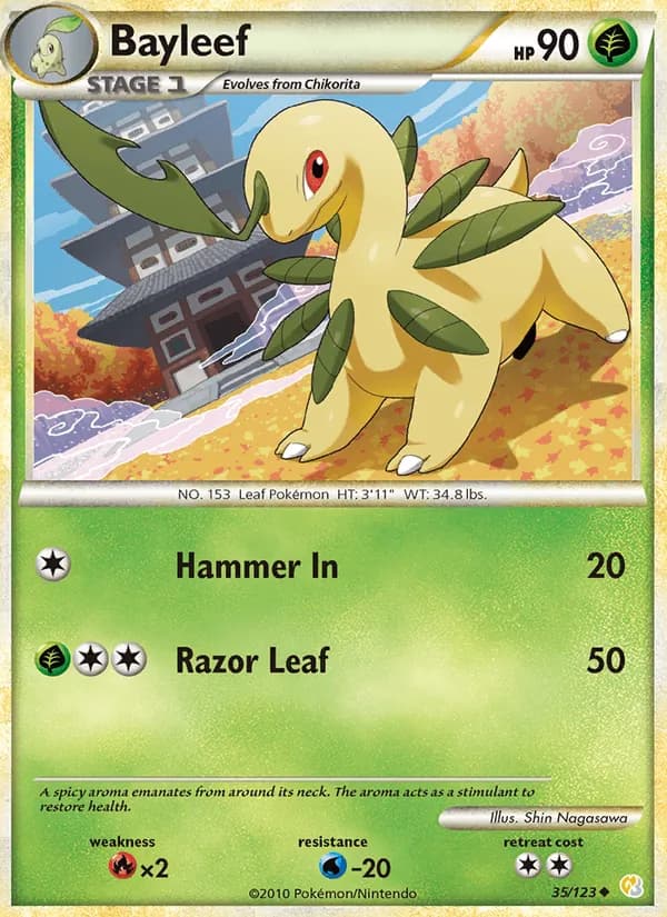 Bayleef de HeartGold SoulSilver
