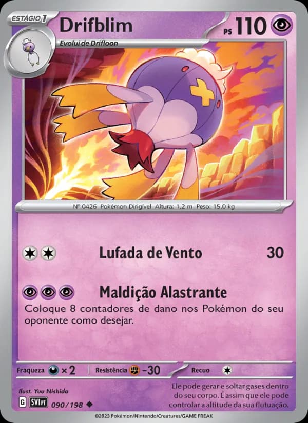 Drifblim de Escarlate e Violeta
