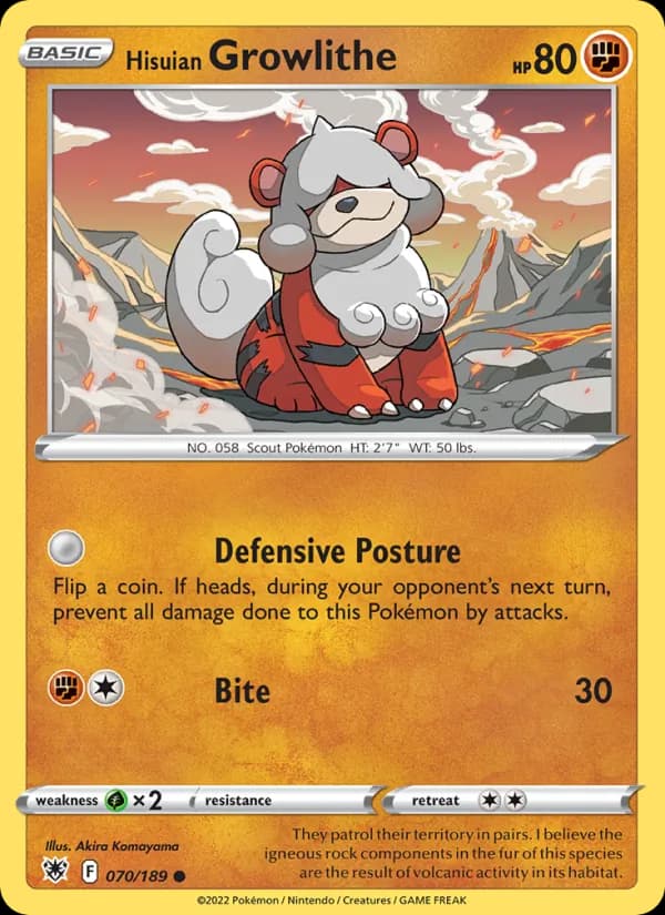 Growlithe de Hisui