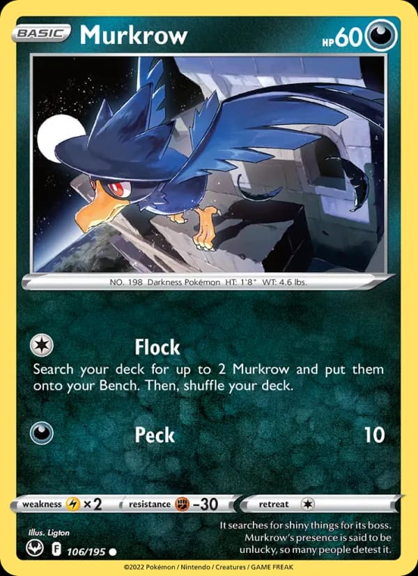 Murkrow de Tempestade Prateada