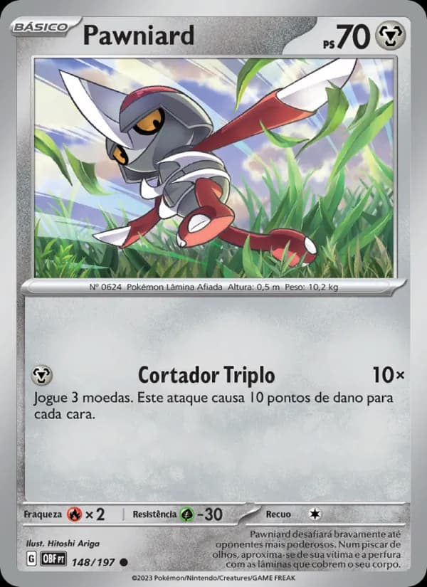 Pawniard de Obsidiana em Chamas