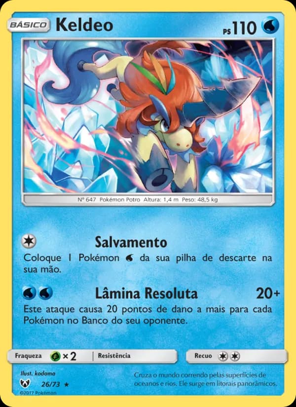Keldeo de Lendas Luminescentes