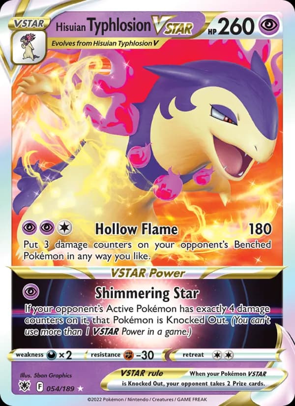 Typhlosion de Hisui V-ASTRO