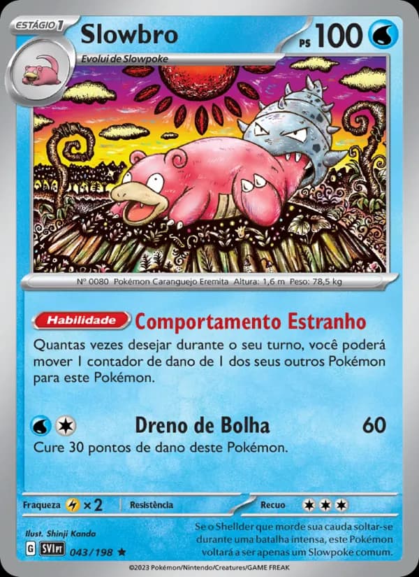 Slowbro de Escarlate e Violeta