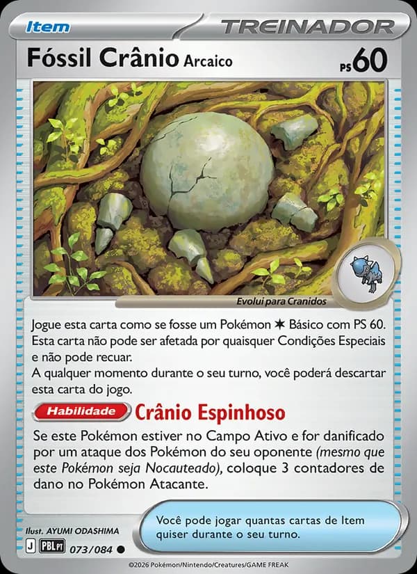 Fóssil Crânio Arcaico