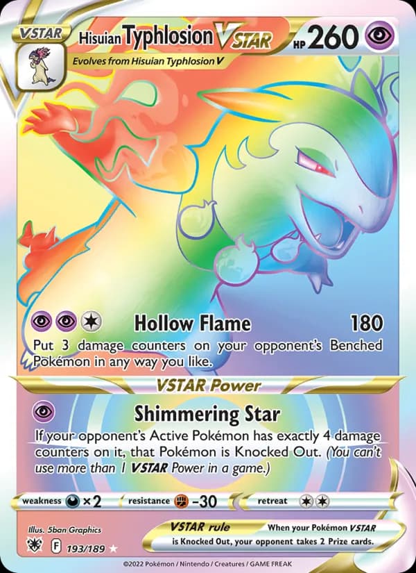 Typhlosion de Hisui V-ASTRO