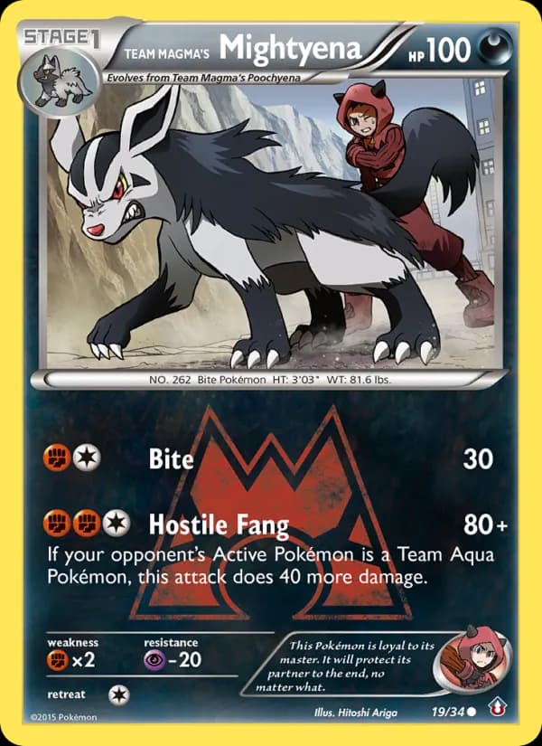 Mightyena da Equipe Magma