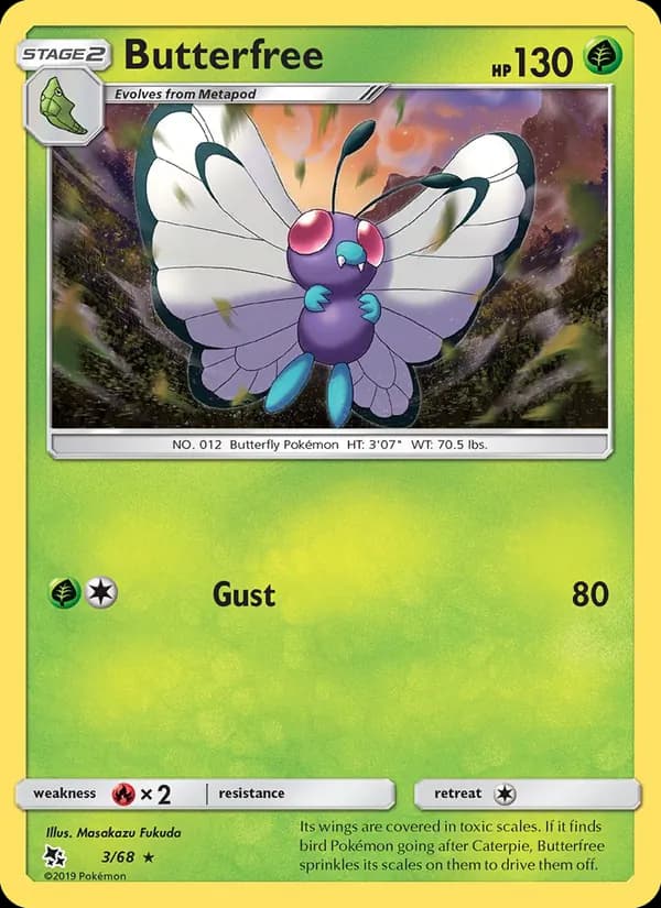 Butterfree de Destinos Ocultos