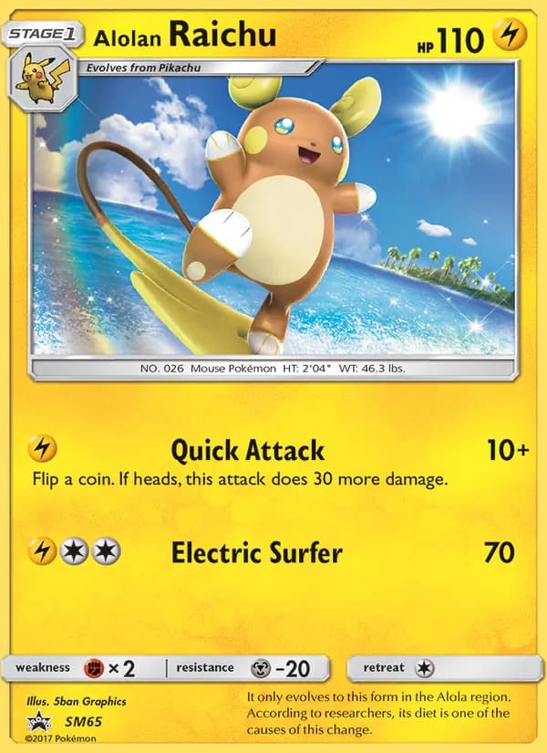 Raichu de Alola