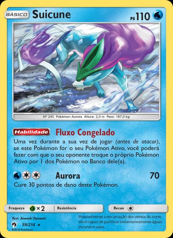 Suicune de Trovões Perdidos