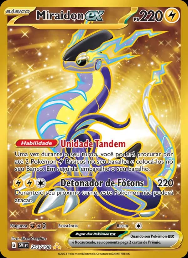 Miraidon ex de Escarlate e Violeta