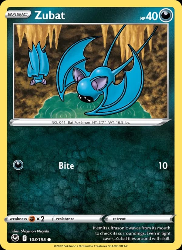 Zubat de Tempestade Prateada