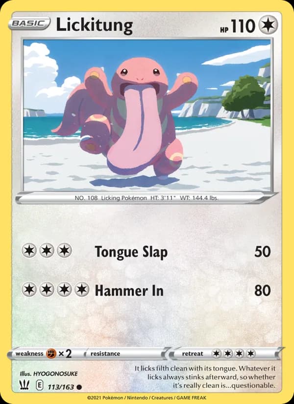 Lickitung de Estilos de Batalha