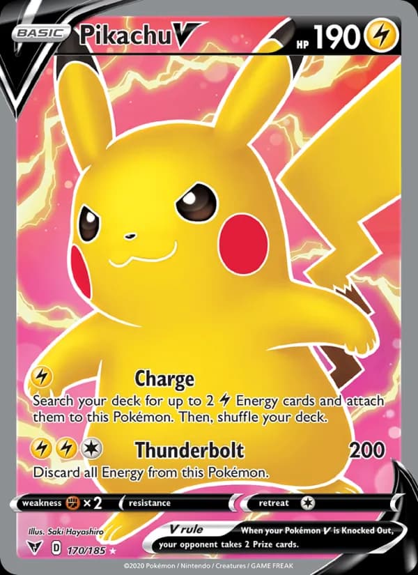 Pikachu V de Voltagem Vívida
