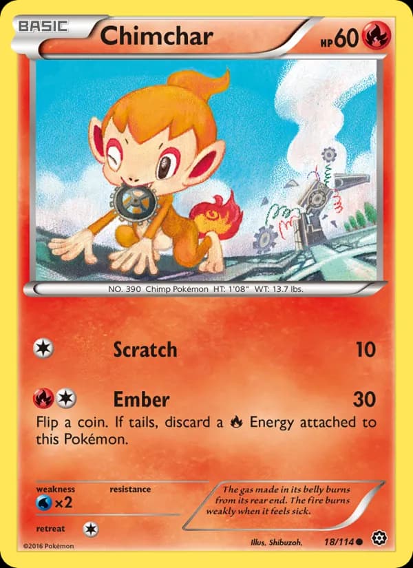 Chimchar de Cerco de Vapor