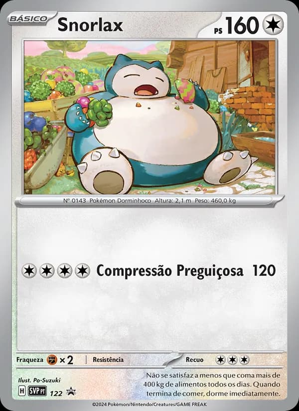 Snorlax de SVP Black Star Promos