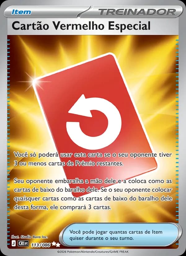 Cartão Vermelho Especial