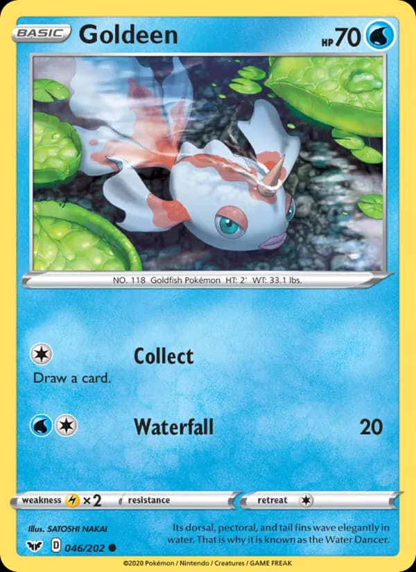 Goldeen de Espada e Escudo