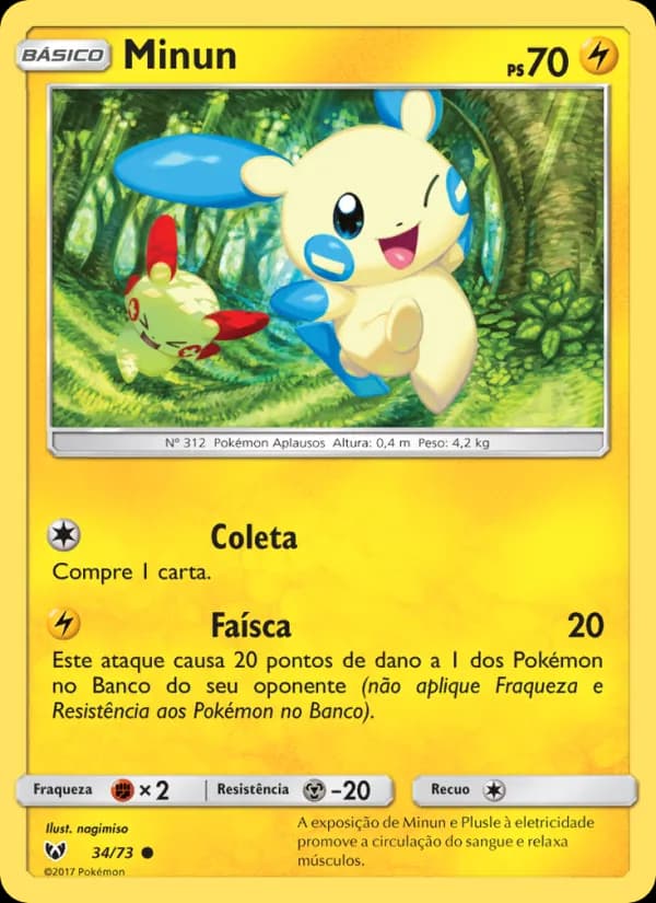Minun de Lendas Luminescentes
