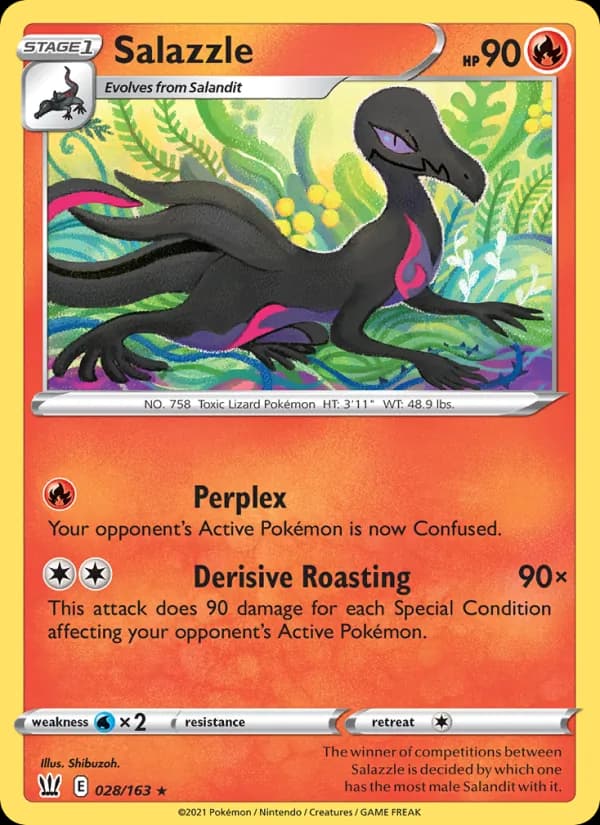 Salazzle de Estilos de Batalha