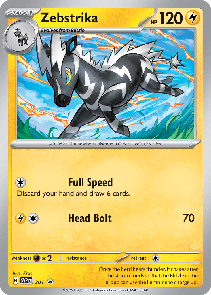 Zebstrika de SVP Black Star Promos