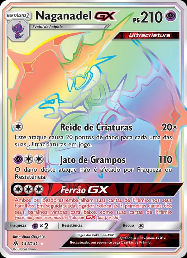 Naganadel GX de Luz Proibida