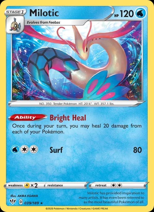 Milotic de Escuridão Incandescente