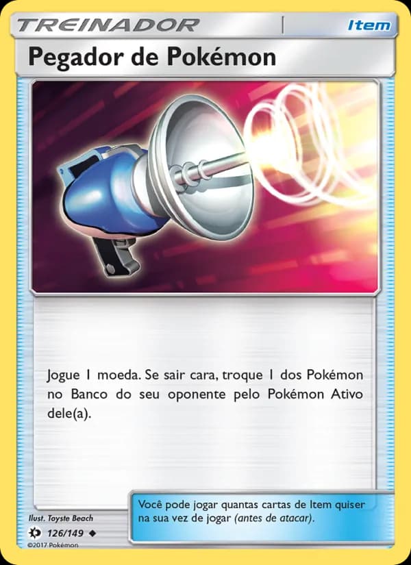 Pegador de Pokémon de Sol e Lua