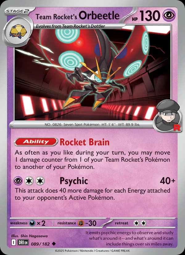 Orbeetle da Equipe Rocket