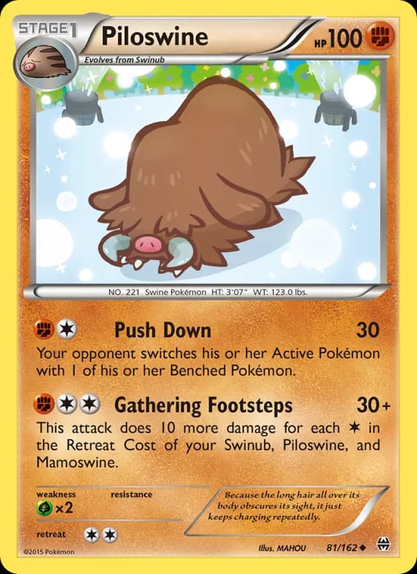 Piloswine de Turbo Revolução