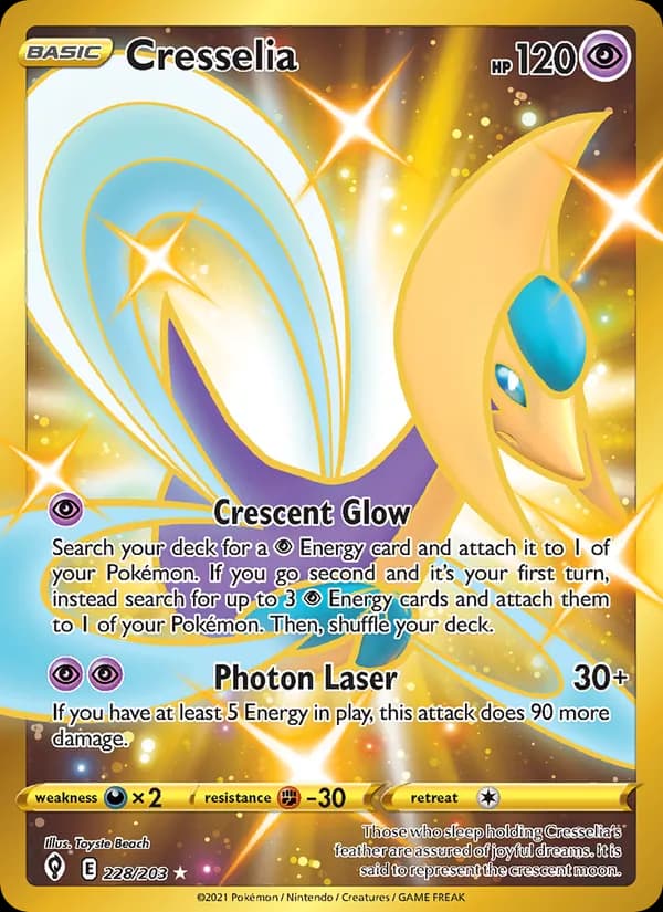 Cresselia de Céus em Evolução