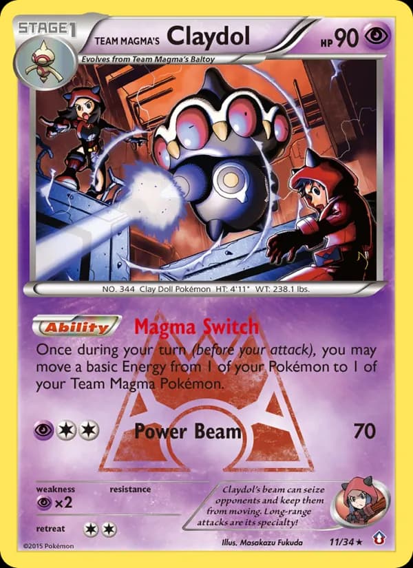Claydol da Equipe Magma