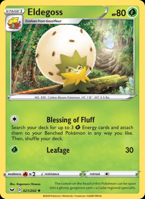 Eldegoss de Espada e Escudo