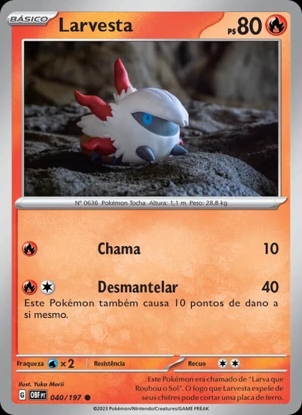 Larvesta de Obsidiana em Chamas