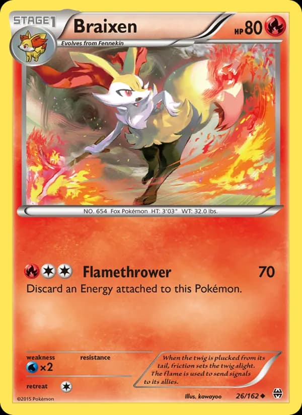 Braixen de Turbo Revolução