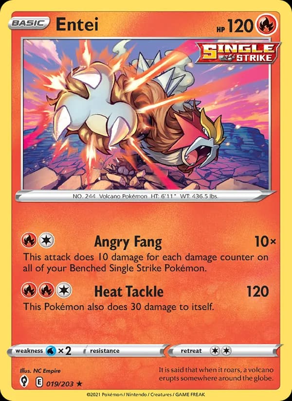Entei de Céus em Evolução