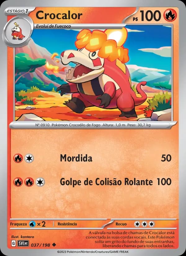 Crocalor de Escarlate e Violeta